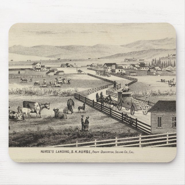 Nurse's Ldg, Turner ranch Mouse Mat (Front)