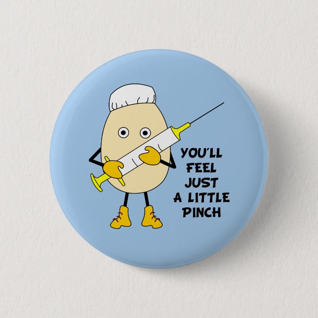 Nurse's Little Pinch 6 Cm Round Badge (Front)