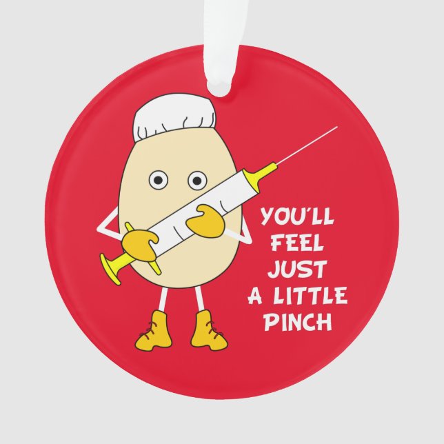 Nurse's Little Pinch Ornament (Front)