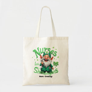 Nurses Love Shenanigans Celebrate St. Patricks Day Tote Bag
