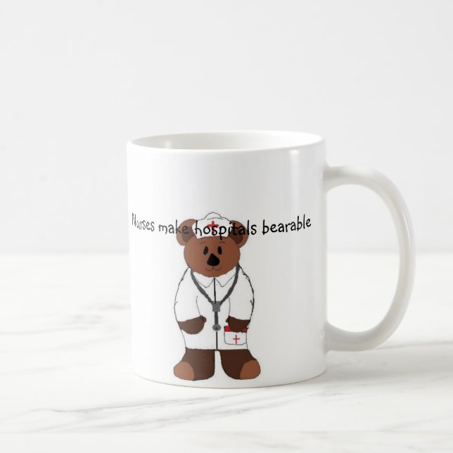 Nurses make hospitals... coffee mug (Right)