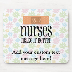 Nurses Make it Better, Bandage Mouse Mat