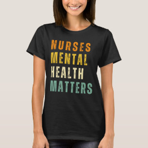 Nurses Mental Health S Sticker T-Shirt