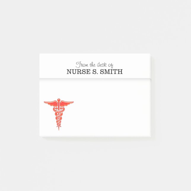 Nurses name desk note organiser (Front)