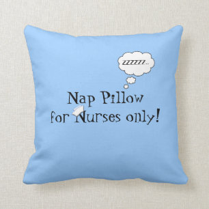 Nurses Nap Pillow-Blue Cushion