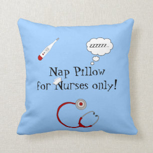 Nurses Nap Pillow-Stethoscope/Thermometer Cushion