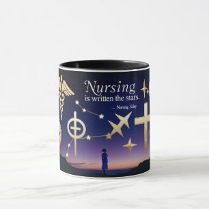 Nurse's Night Sky Mug: A Gift for the Stars Mug