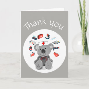 Nurses or Medical Staff Thank you Card