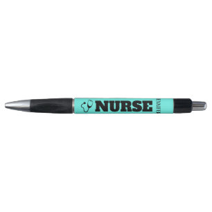 Nurse's Personalised Stethoscope Bright Turquoise