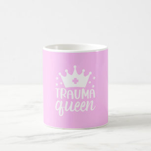 nurses pink cute gift simple crown  coffee mug