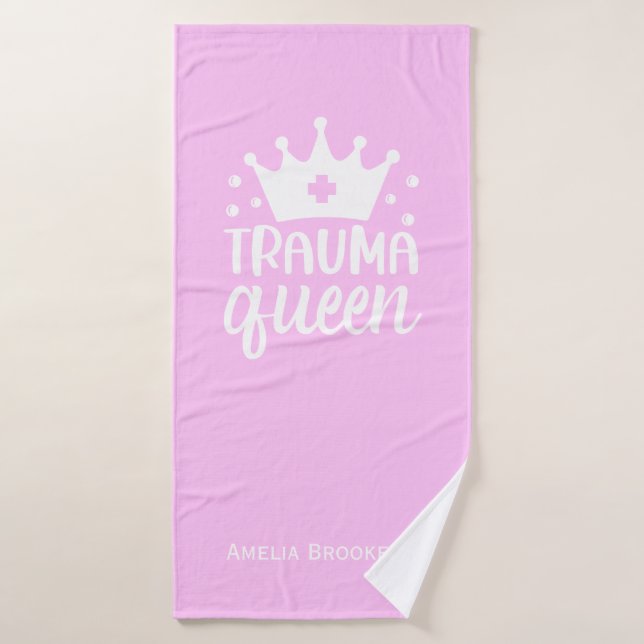 nurses pink cute queen modern simple Towel (Bath Towel)