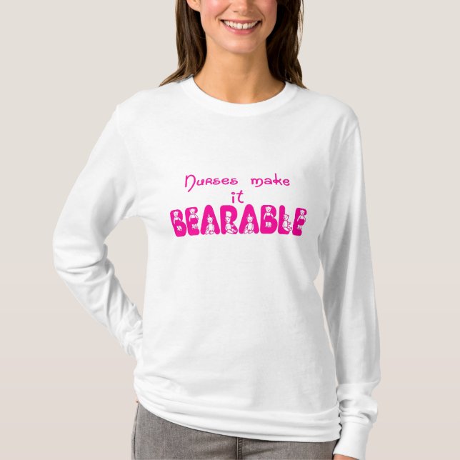 Nurses, pink T-Shirt (Front)