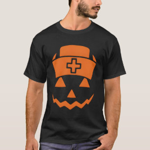 Nurses Pumpkin Halloween Thanksgiving T-Shirt