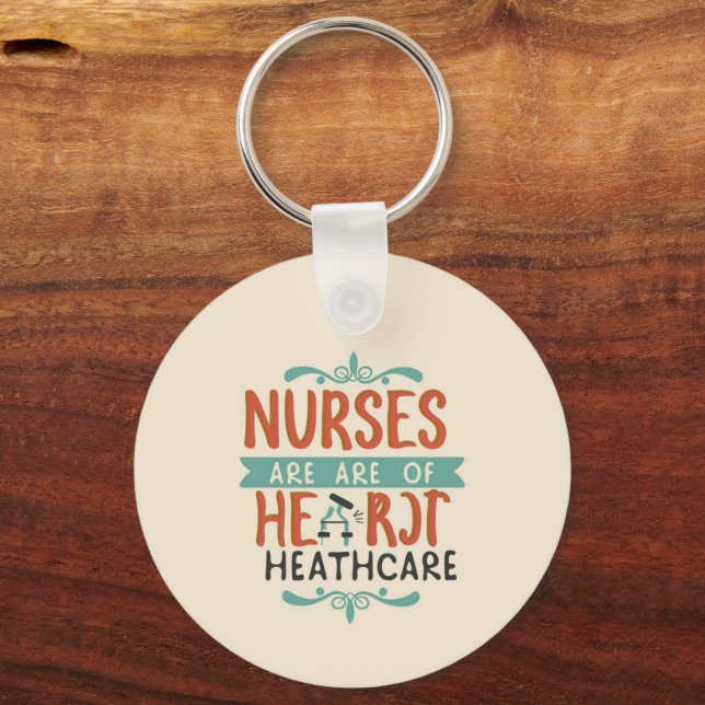 Nurses Quote Keychain (Front)