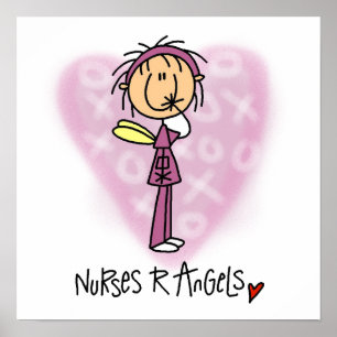 Nurses R Angels T-shirts and Gifts Poster