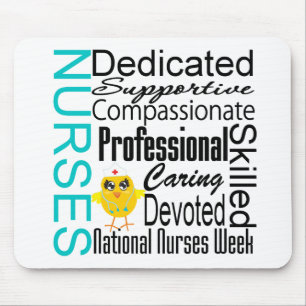Nurses Recognition Collage - National Nurses Week Mouse Mat