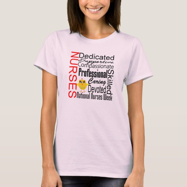 Nurses Recognition Collage:  National Nurses Week T-Shirt (Front)