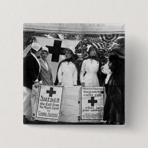 Nurses Recruitment 15 Cm Square Badge