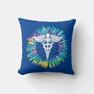 Nurses Retro Sunflower Cushion