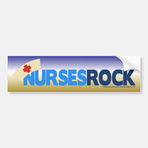 Nurses Rock Bumper Sticker