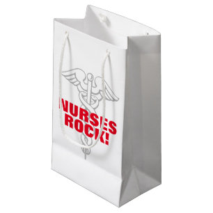Nurses Rock gift bag for nursing week party