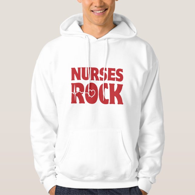 Nurses Rock Hoodie (Front)