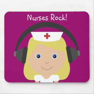 Nurses Rock! Mouse Mat