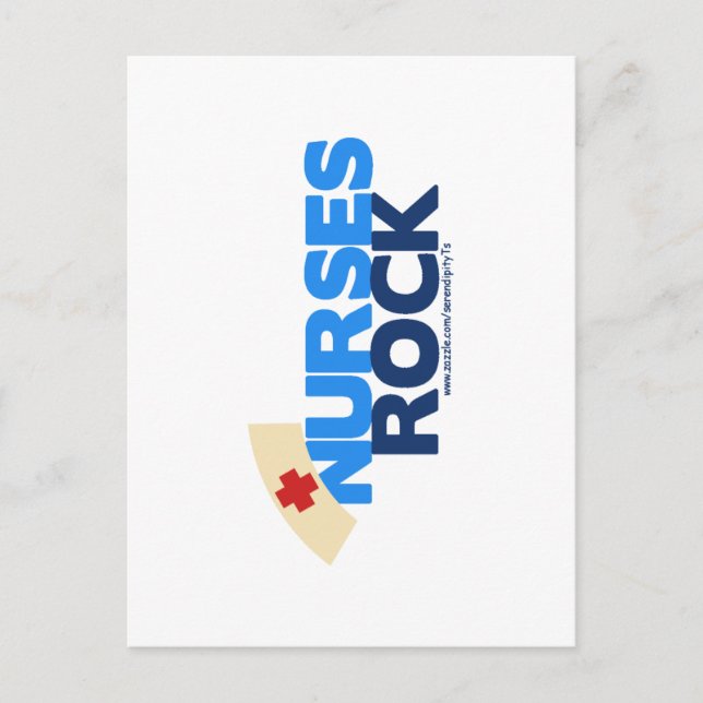 Nurses Rock Postcard (Front)