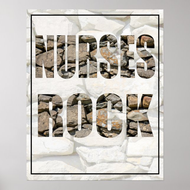 NURSES ROCK POSTER (Front)