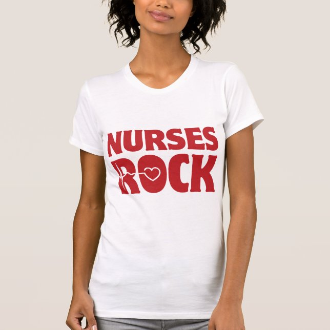Nurses Rock T-Shirt (Front)