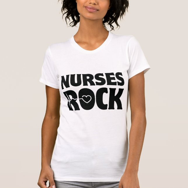 Nurses Rock T-Shirt (Front)