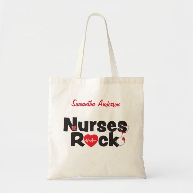 Nurses Rock Tote (Front)