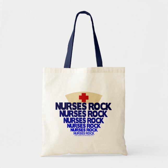 Nurses Rock Tote Bag (Front)