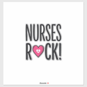 Nurses Rock Vintage Nurse Heart Vector Design_1