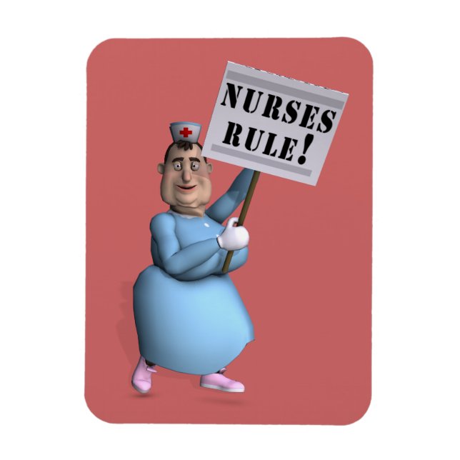 Nurses Rule! Magnet (Vertical)