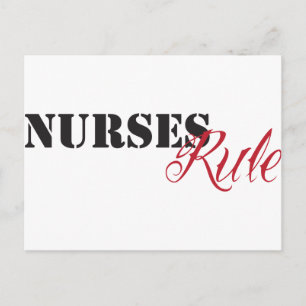 nurses rule postcard