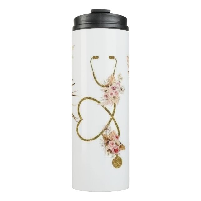 Nurses Stethoscope Thermal Tumbler (Front)