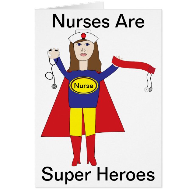 Nurses Super Heroes (Brunette) (Front)