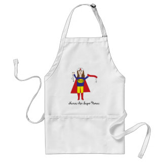 Nurses Super Heroes (Brunette) Apron