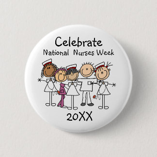 Nurses Week 2025 T-shirts and Gifts 6 Cm Round Badge