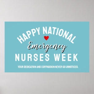 Nurses Week Appreciation Banner – Honoring  Poster