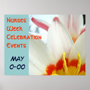 Nurses Week Celebration Events posters May Tulips
