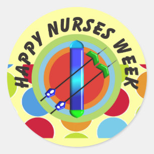 Nurses Week Gifts Classic Round Sticker