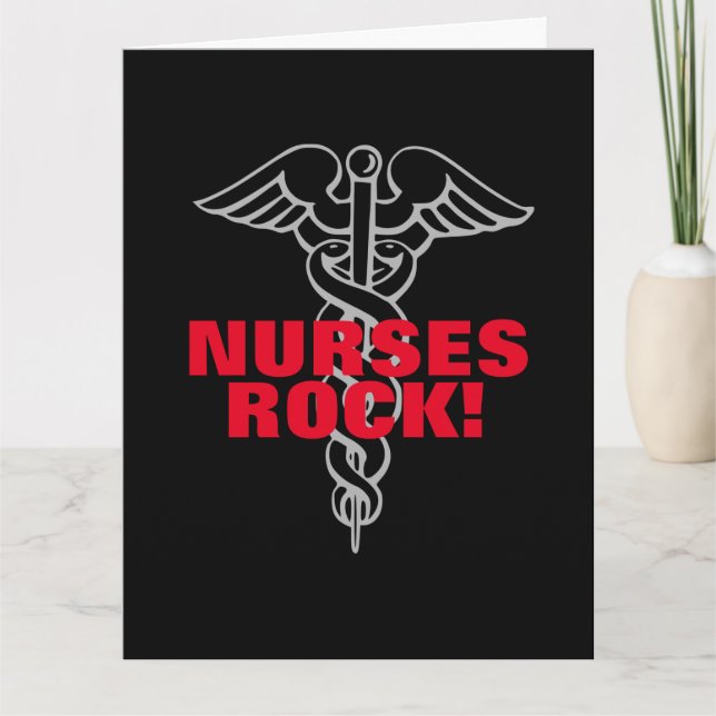 Nurses week Nursing school graduation greeting Card (Front)