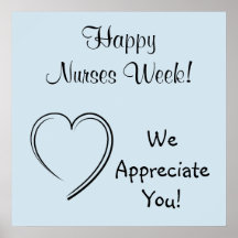 Nurses Week posters Art Prints Nursing RN Nurse