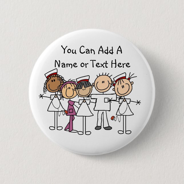 Nurses Week T-shirts and Gifts 6 Cm Round Badge (Front)