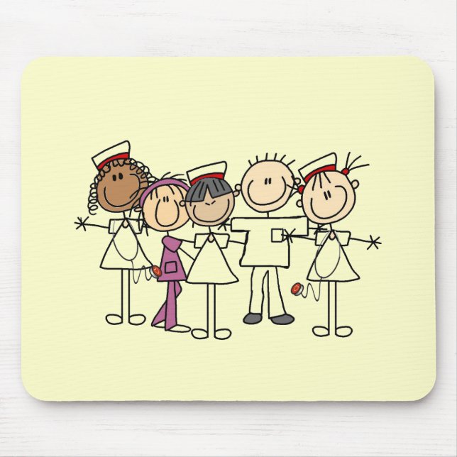 Nurses Week T-shirts and Gifts Mouse Mat (Front)