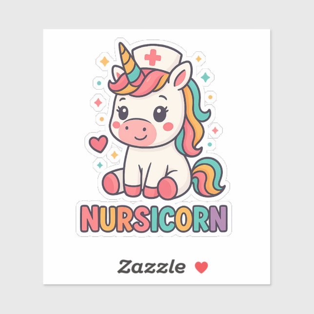 Nursicorn Cute Unicorn Nurse (Sheet)