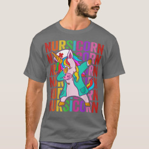 Nursicorn Unicorn APRN & NICU Nurse Nursing School T-Shirt