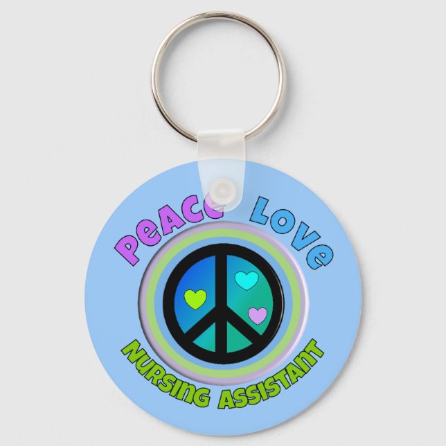Nursing Assistant Gifts Key Ring (Front)